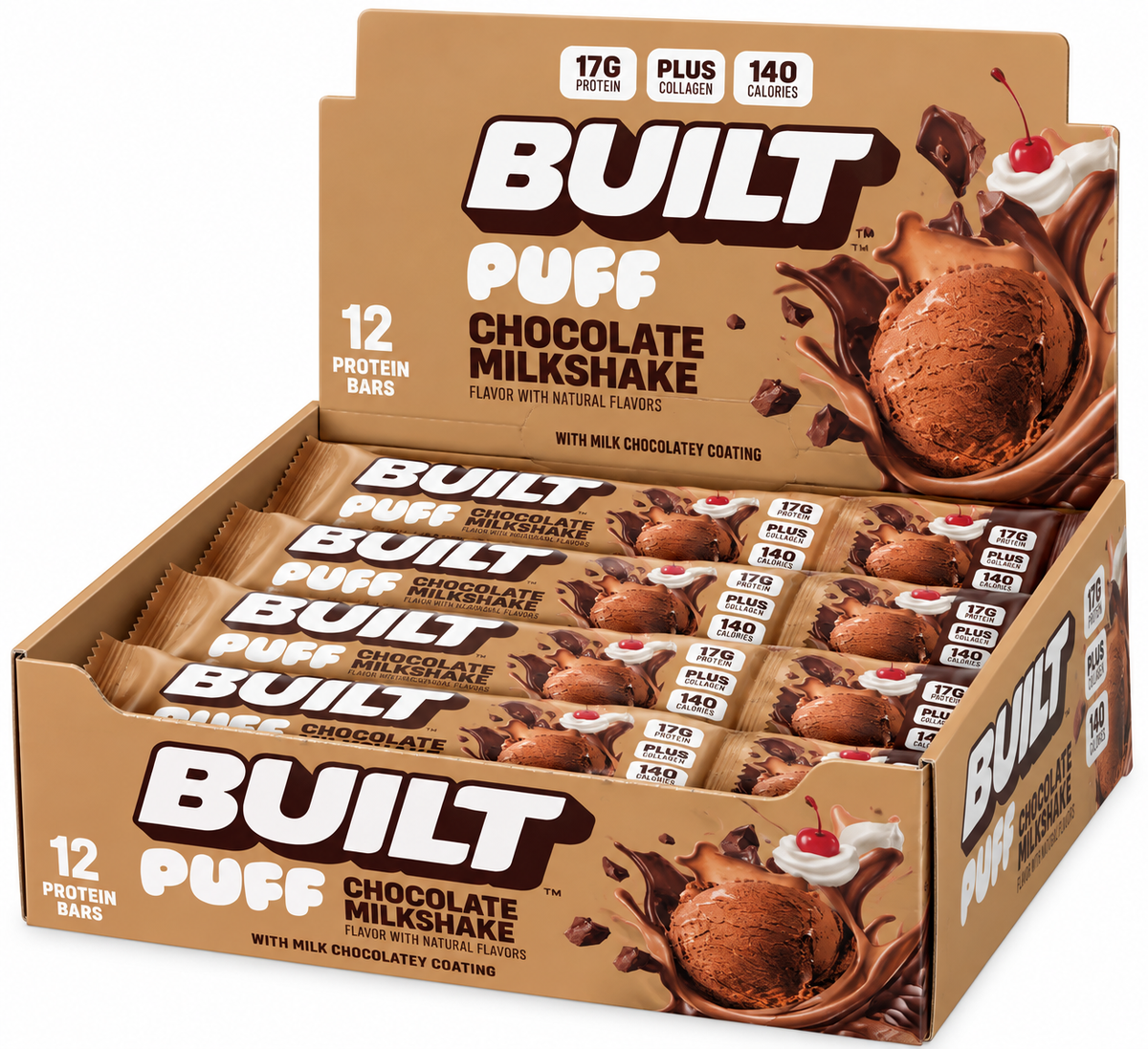 BUILT Puff Protein Bars – Choose Your Flavor
