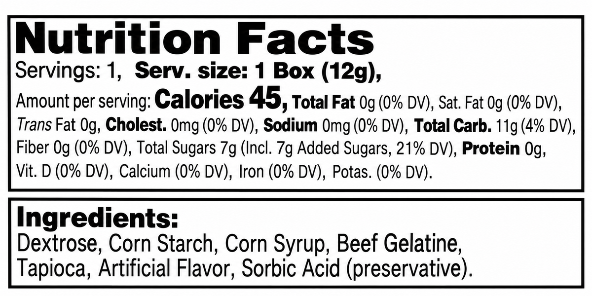 World Confections Candy Cigarettes – 0.42 oz