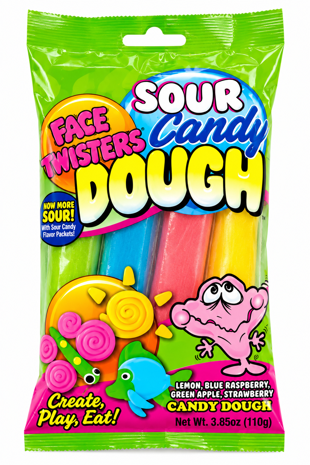 Face Twisters Sour Candy Dough - 3.5oz