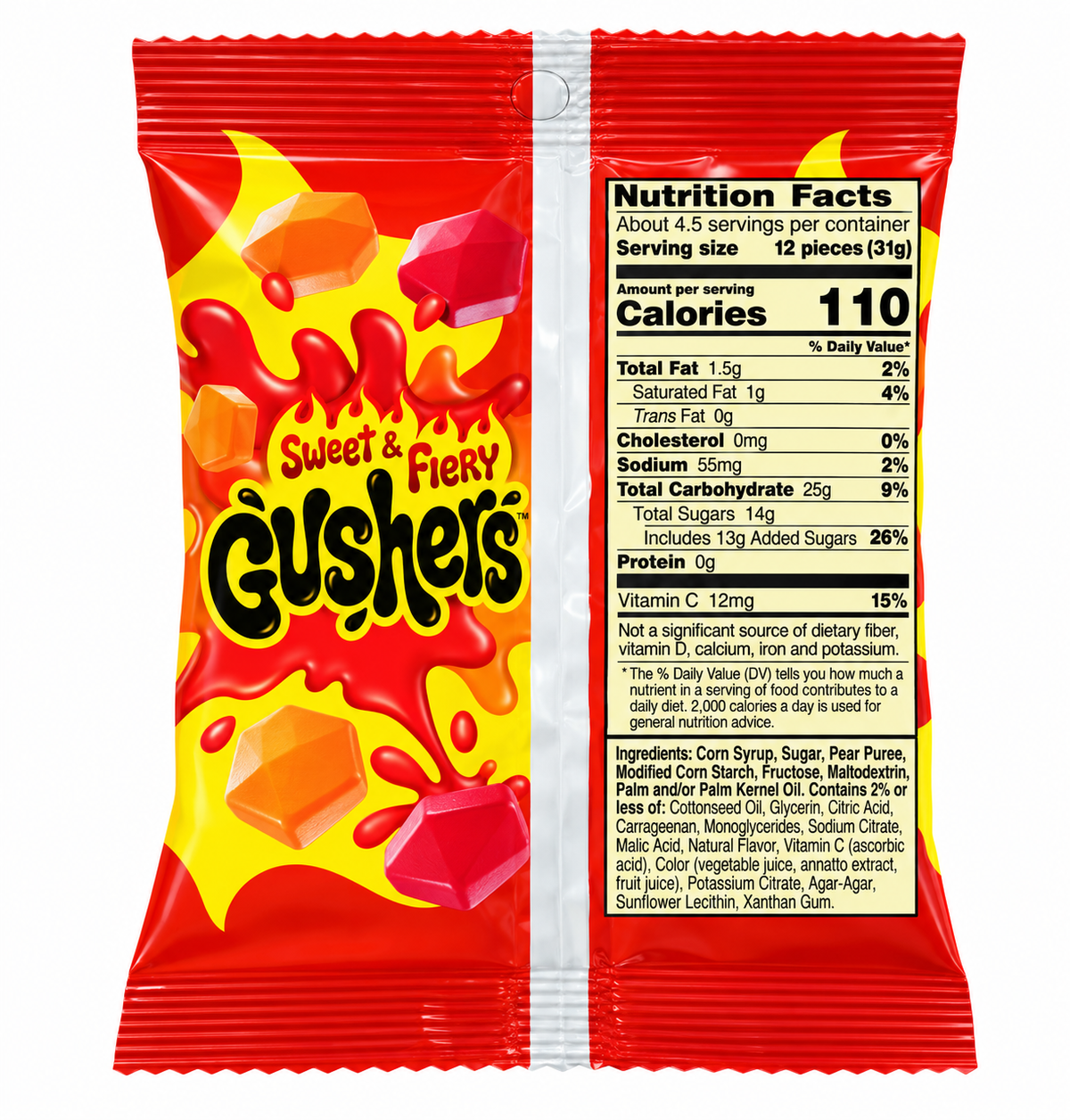 Gushers Sweet & Fiery Spicy Watermelon Mango – 5.13 oz