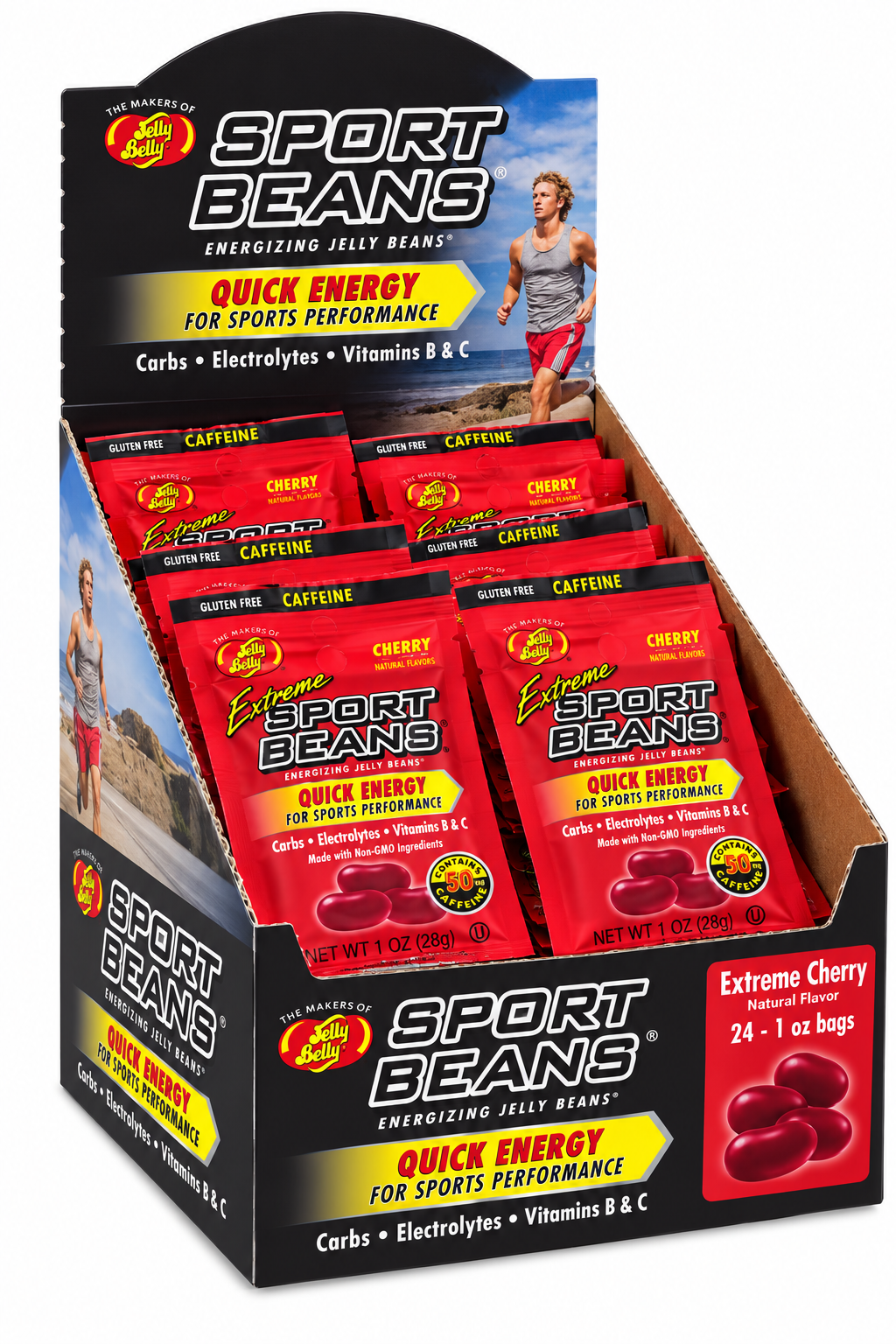 Jelly Belly Sport Beans Extreme Cherry – 1 oz