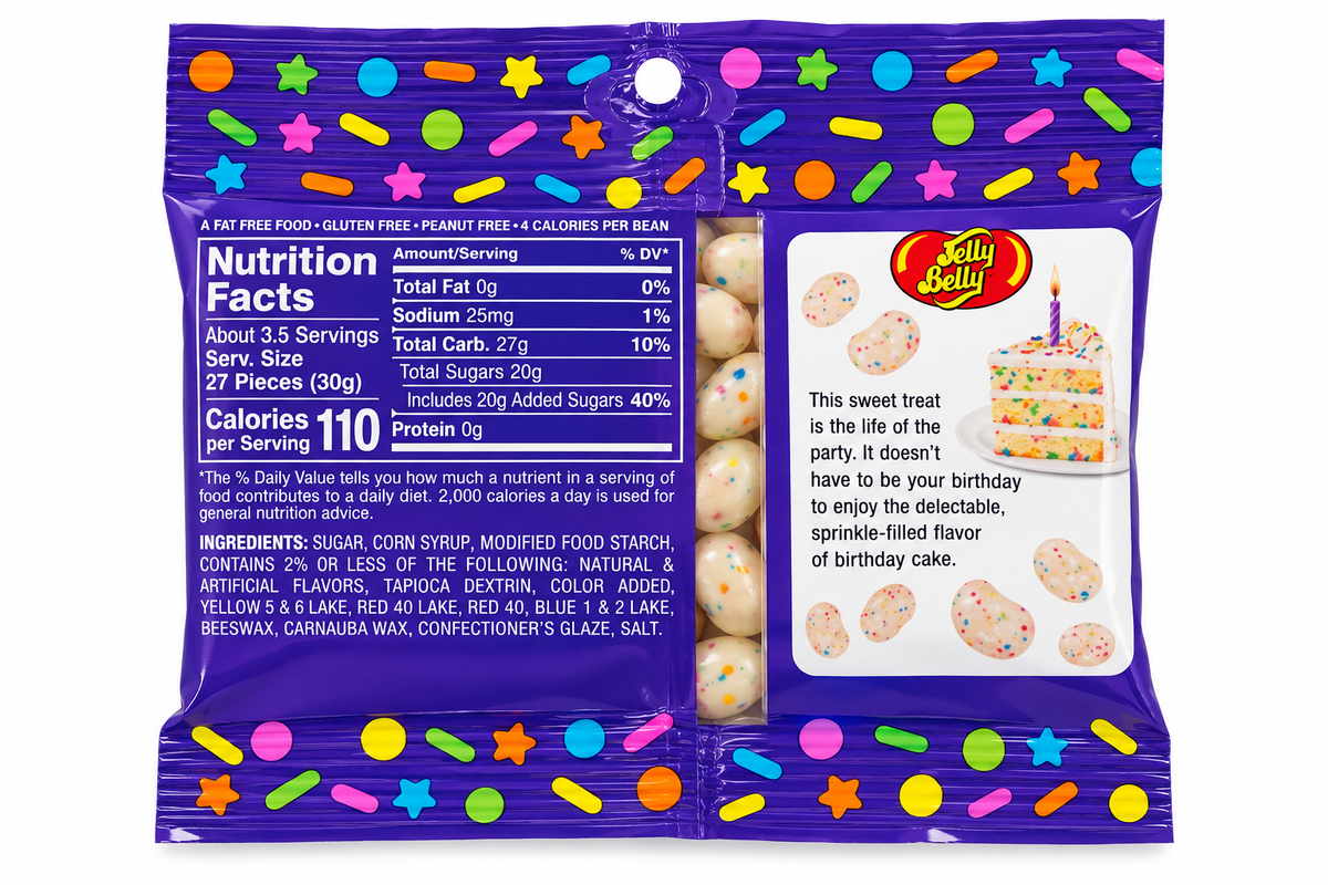 Jelly Belly Birthday Cake Jelly Beans – 3.5 oz