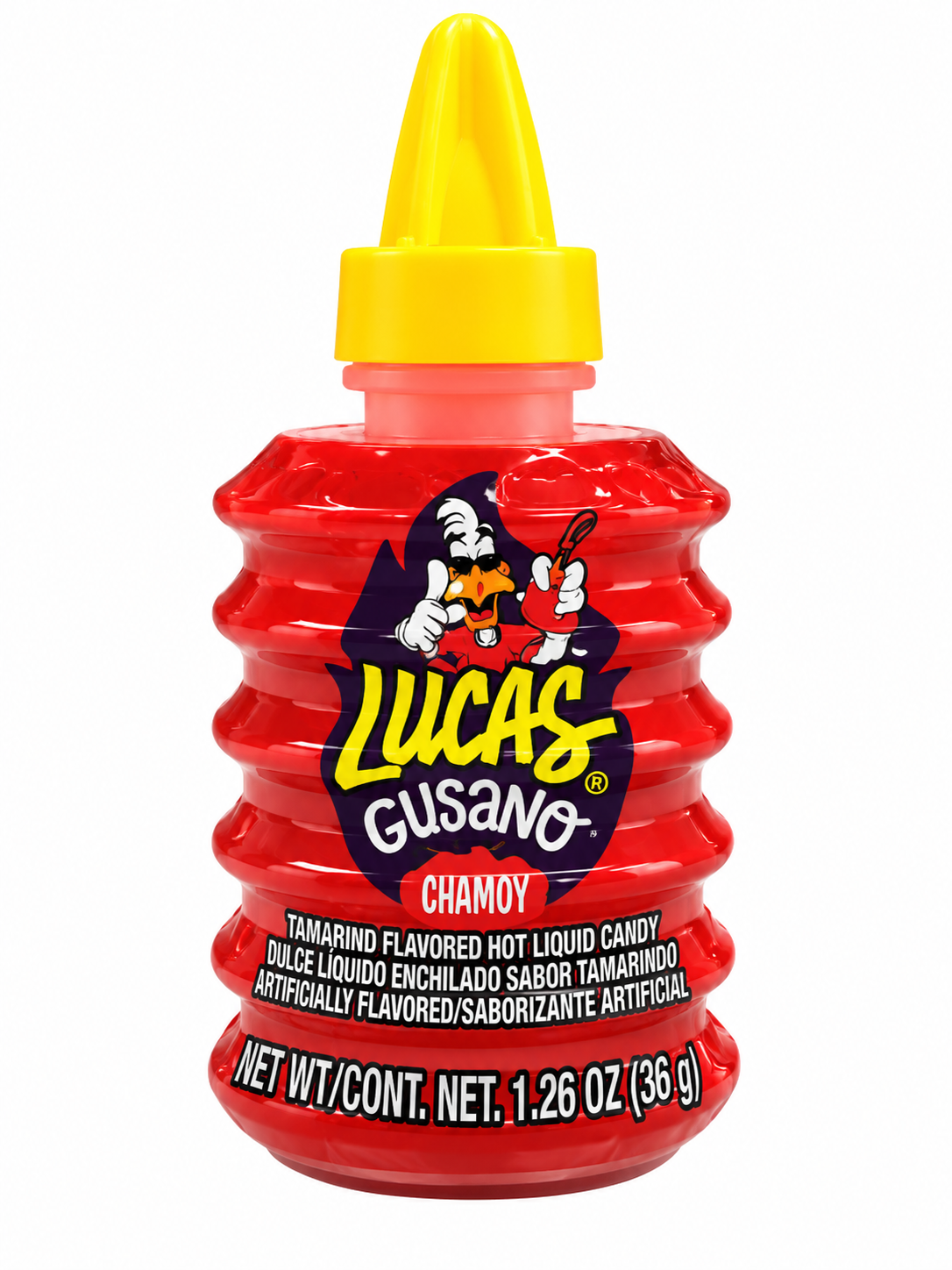 Lucas Gusano Chamoy Liquid Candy -1.26oz