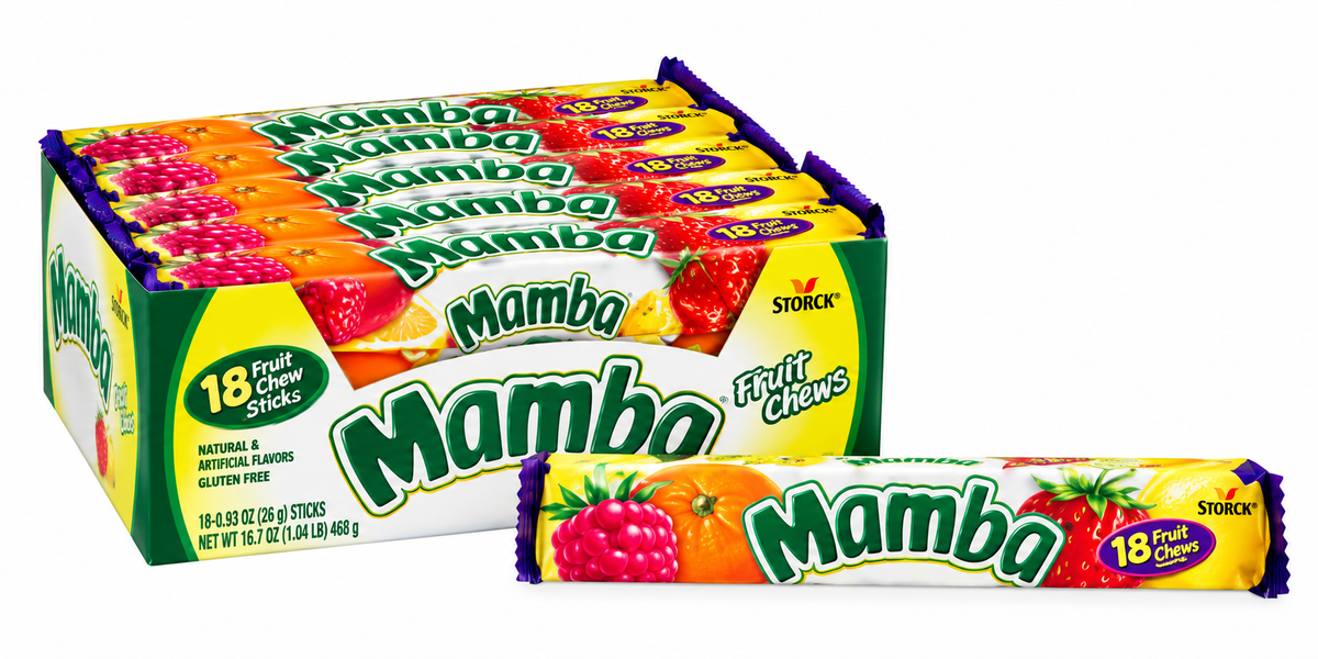 Mamba Original Fruit Chews – 2.8 oz Stick