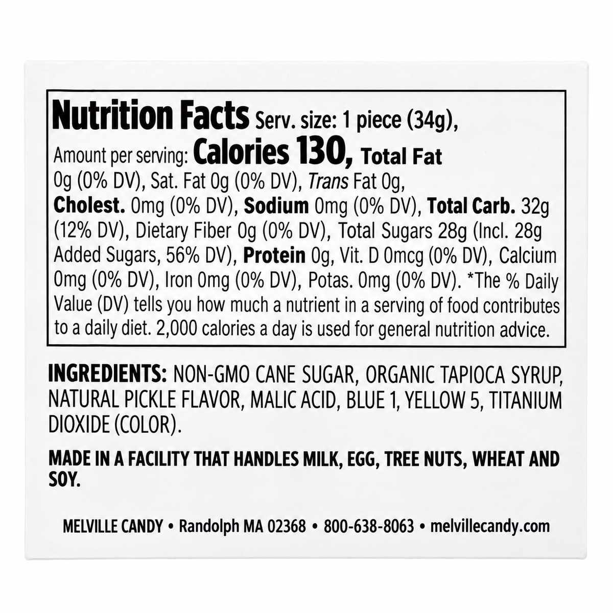 Melville Sweet & Sour Pickle Lollipop – 1.2 oz