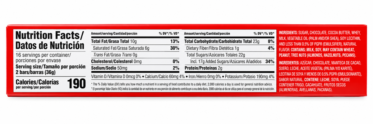 Nestlé Carlos V Milk Chocolate Style Bar