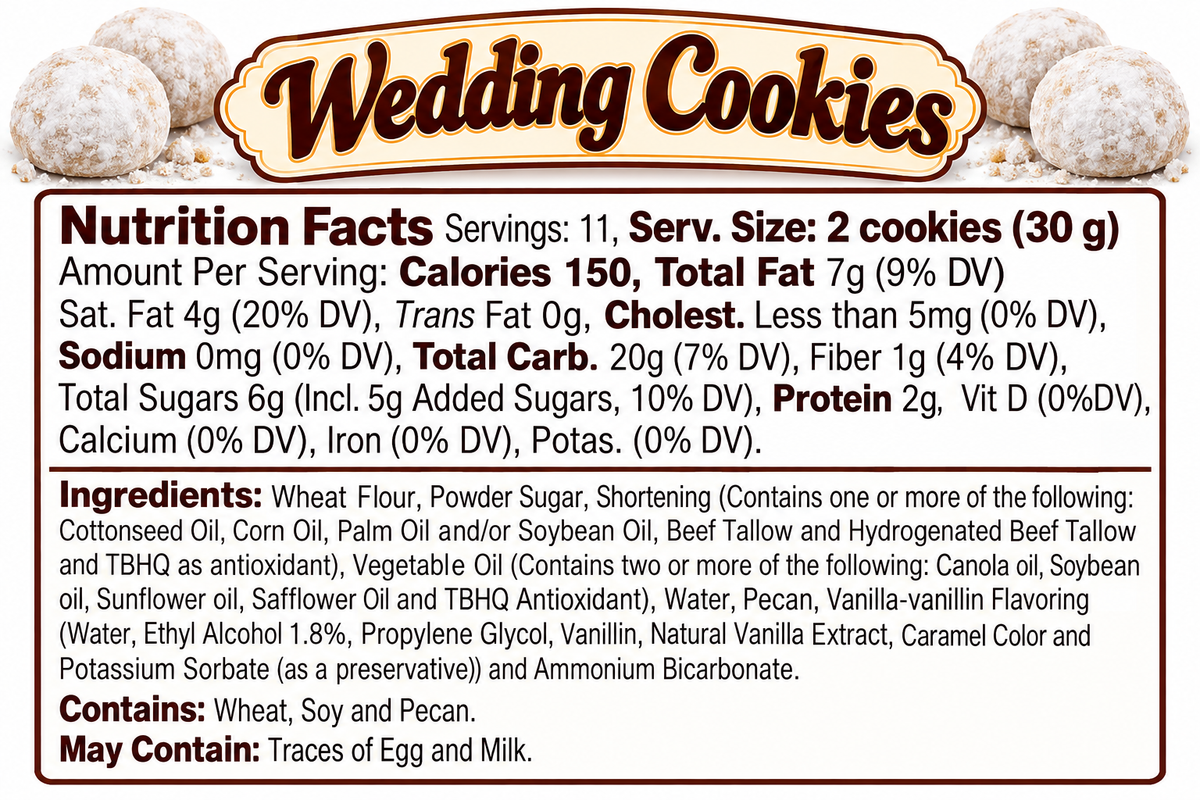 Don Deli Mexican Cookies & Pastries – Choose Your Variety