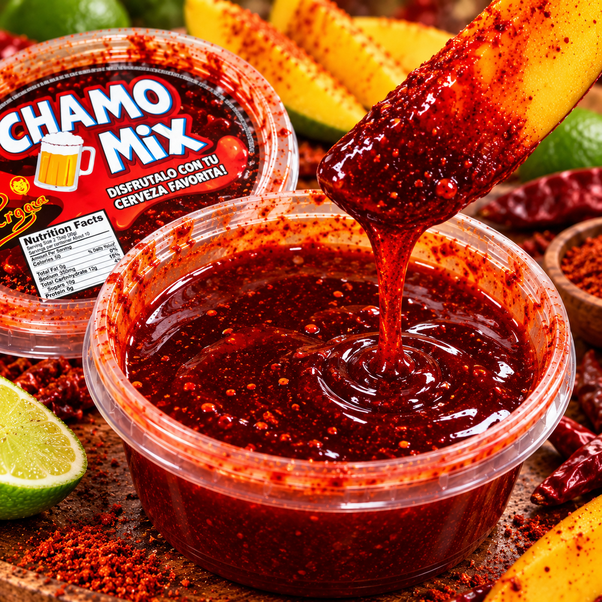 Parga Chamo Mix Chamoy & Chili Powder – 9 fl oz
