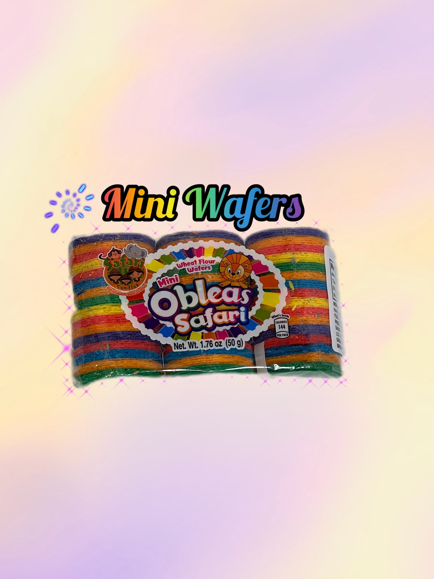 Mini Multicolor Wafer Snack