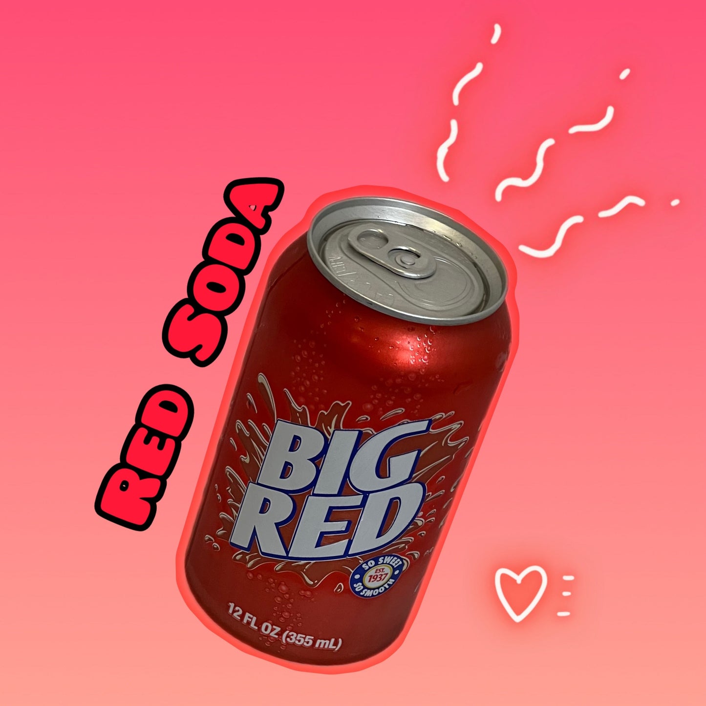 Big Red Soda Pop from Texas - Refreshing drink beverage