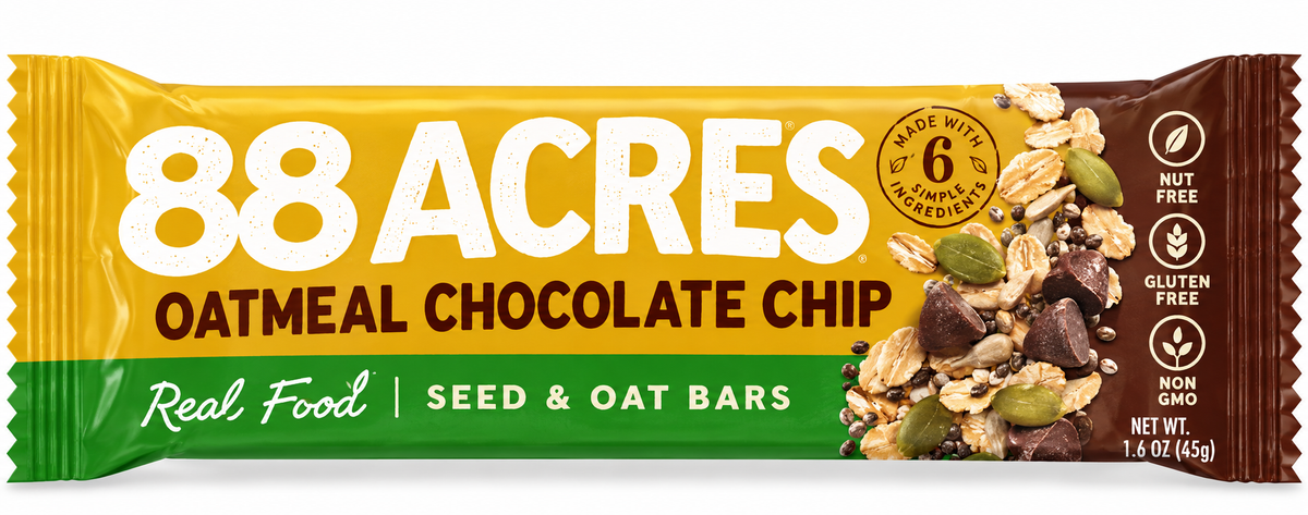 88 Acres Oatmeal Chocolate Chip Seed + Oat Bar – 1.6 oz