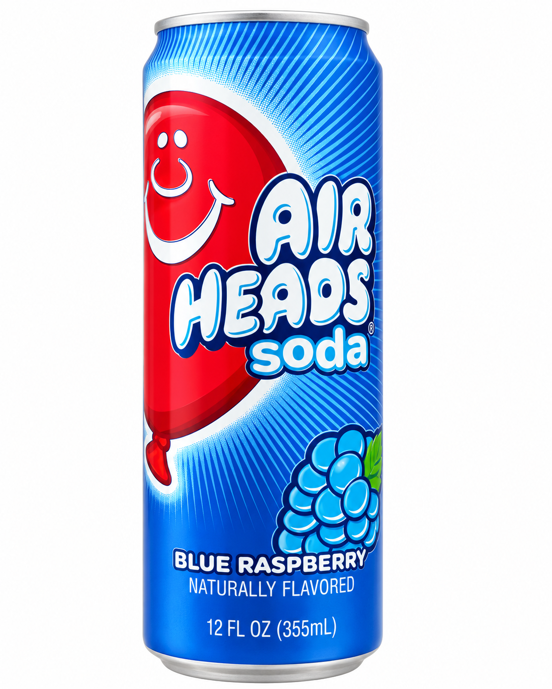 Airheads Blue Raspberry Soda – 12 oz