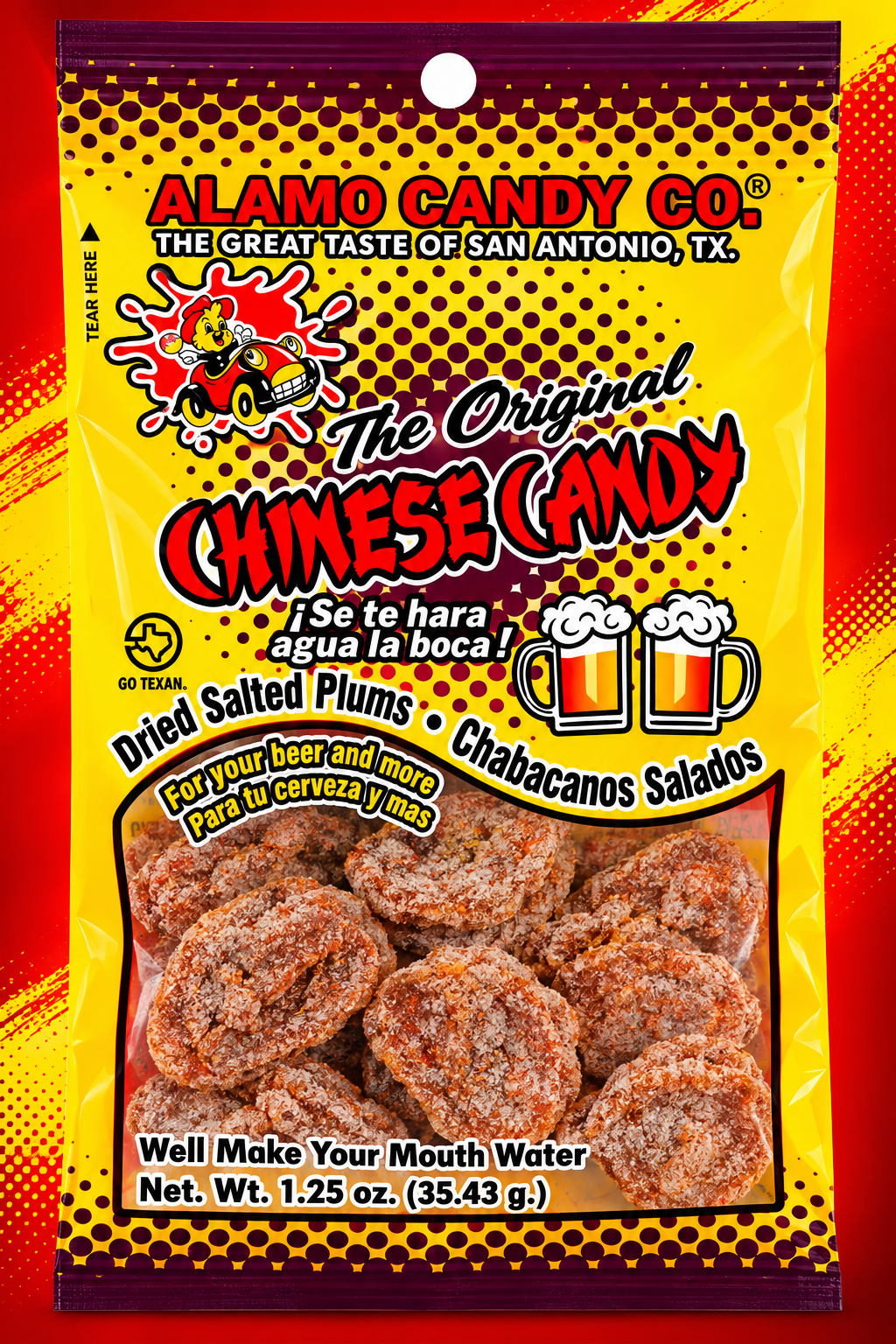 Alamo Candy Chinese Candy Dried Salted Plums