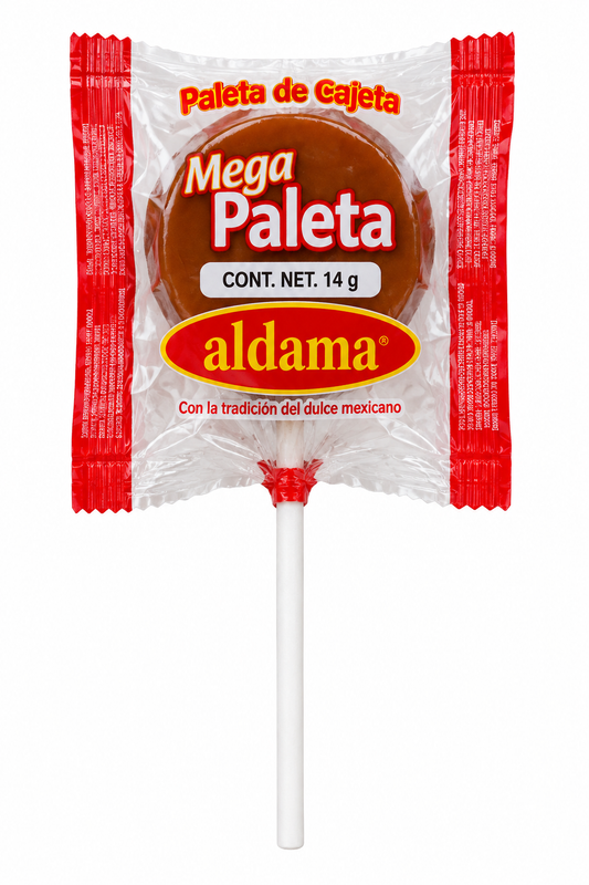 Aldama Megapaleta de Leche Milk Candy Lollipop
