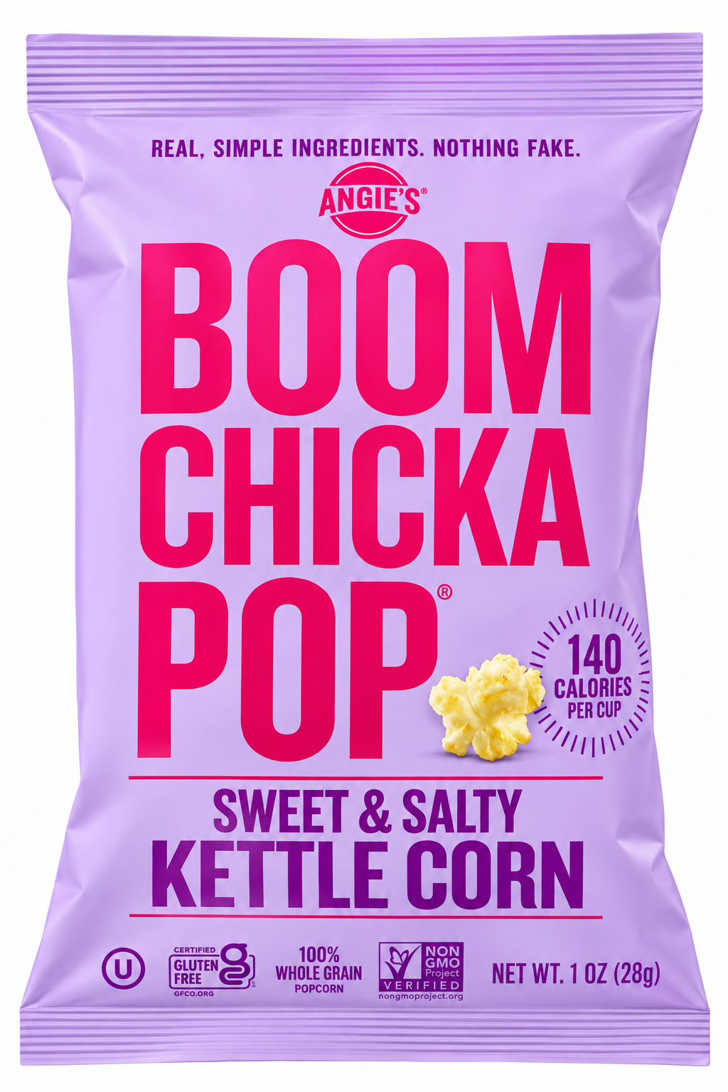 Angie’s BOOMCHICKAPOP Sweet & Salty Kettle Corn – 1 oz