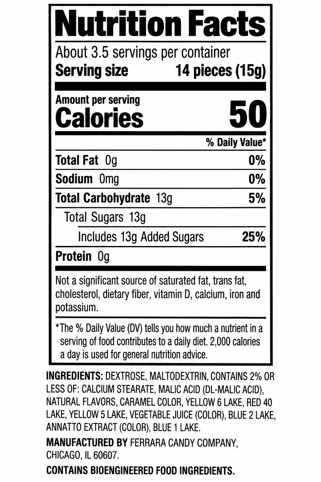 Bottle Caps Original Soda-Flavored Candy – 2 oz