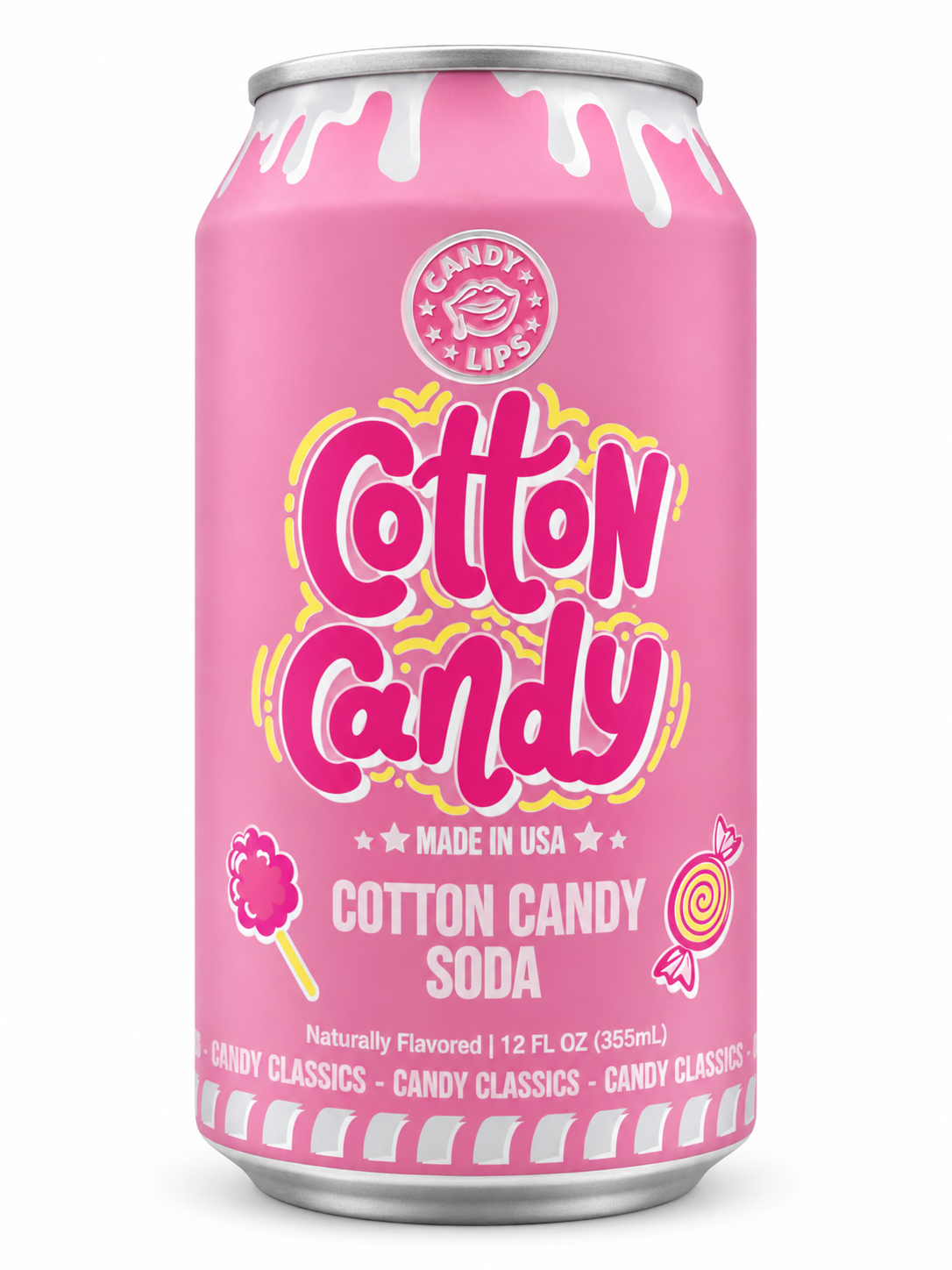 Candy Lips Candy-Flavored Soda – 12 oz