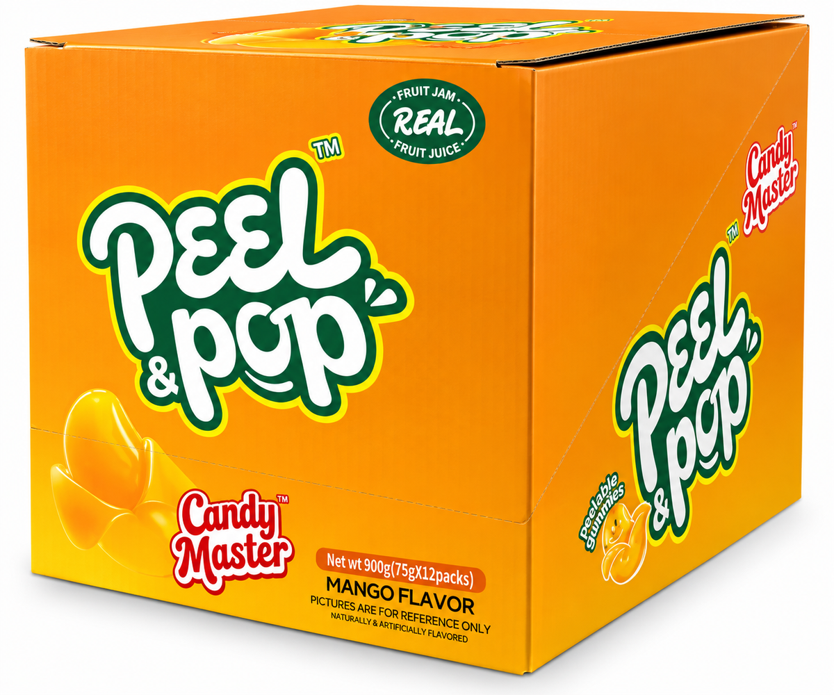 Mango Candy Master Peel & Pop Peelable Gummy Candy