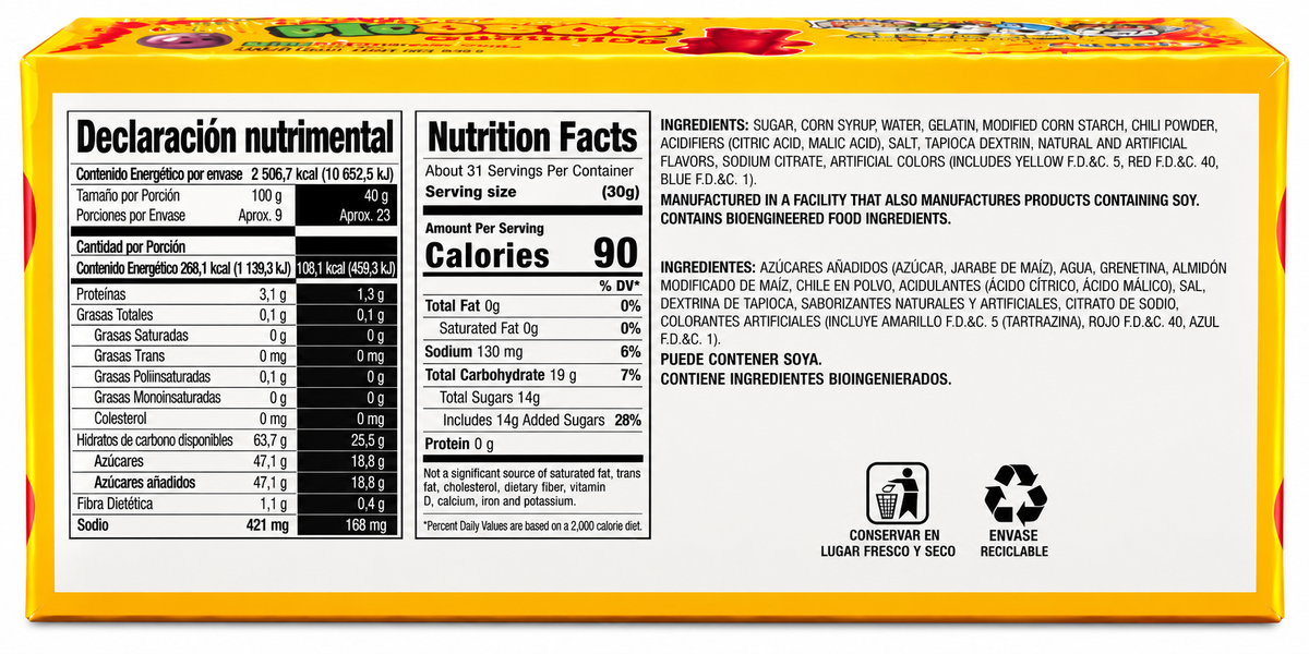 Canel’s Picosos Mango con Chile Gummies –85g