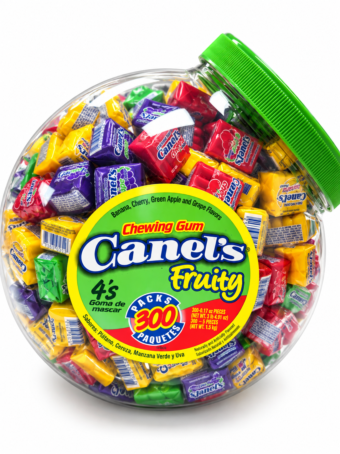 Canel’s Fruity 4’s Chewing Gum – Assorted Fruit Flavors