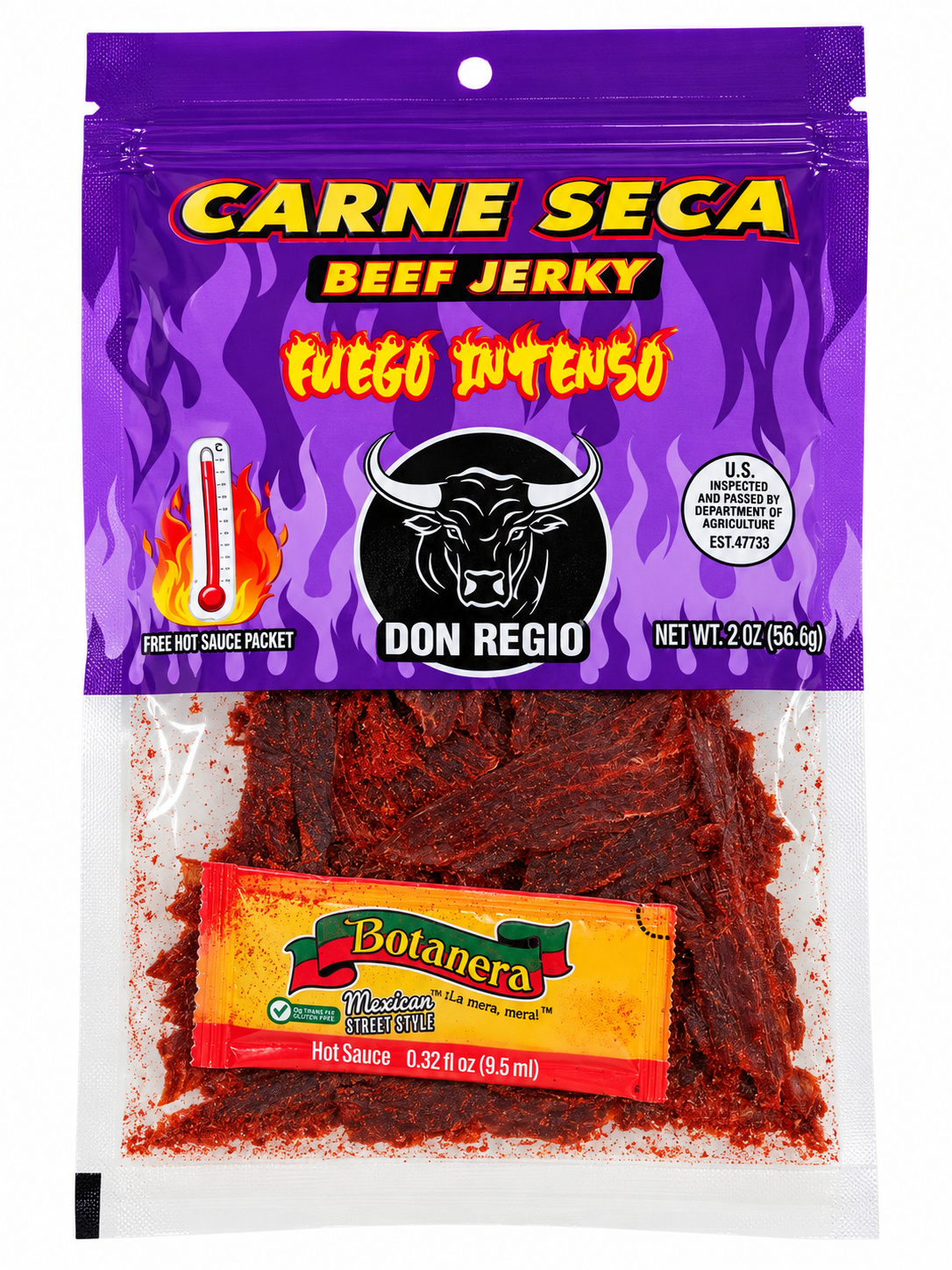 Don Regio Carne Seca Beef Jerky – 2 oz