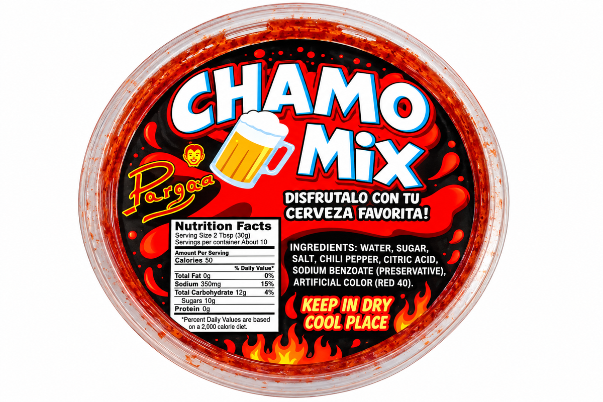 Parga Chamo Mix Chamoy & Chili Powder – 9 fl oz
