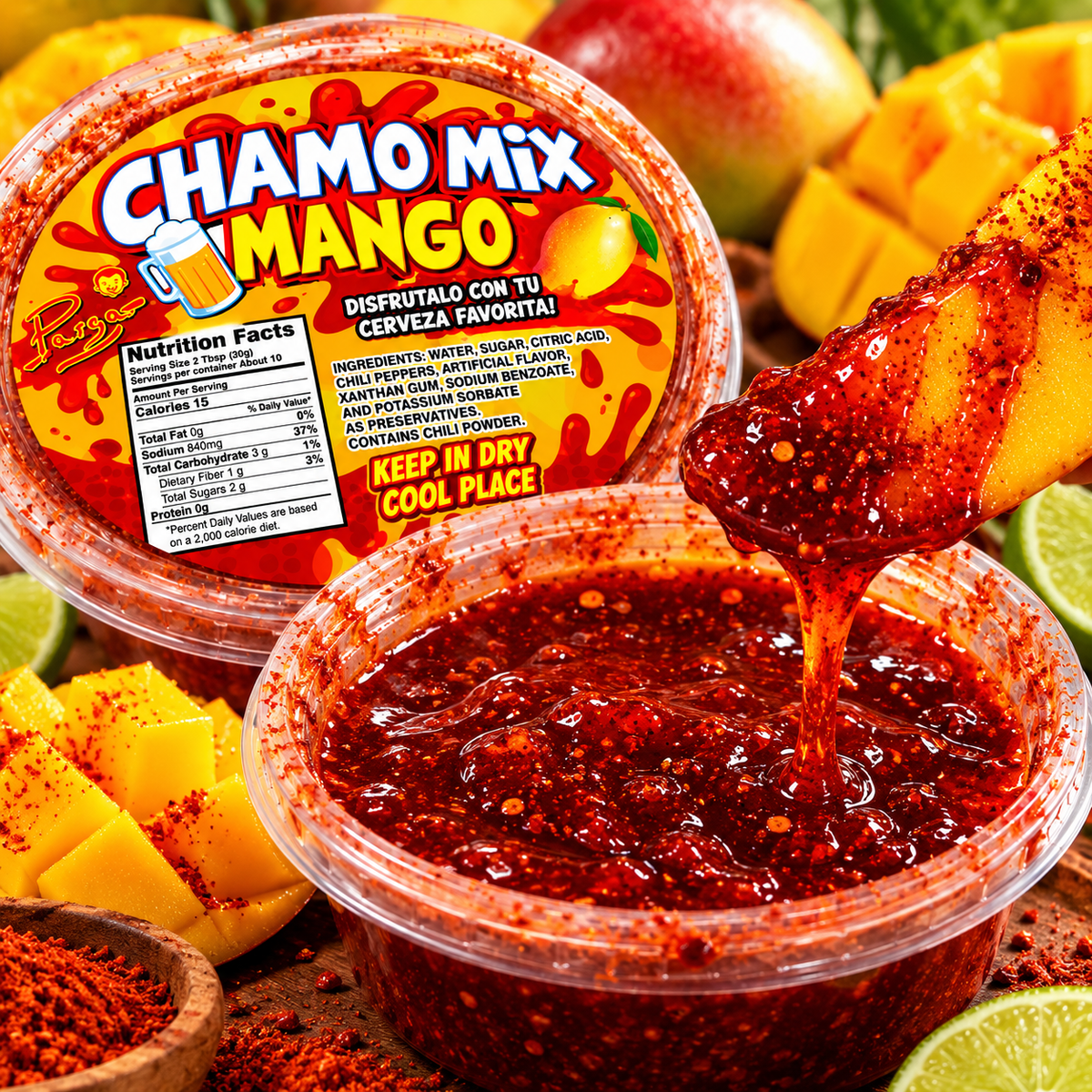 Parga Chamo Mix Mango – 9 fl oz