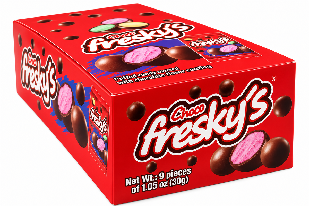 Choco Fresky’s Chocolate-Covered Puffed Candy – 1.05 oz
