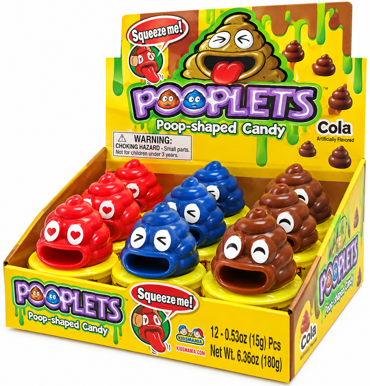Pooplets Poop-Shaped Candy – Cola Flavor 0.53 oz
