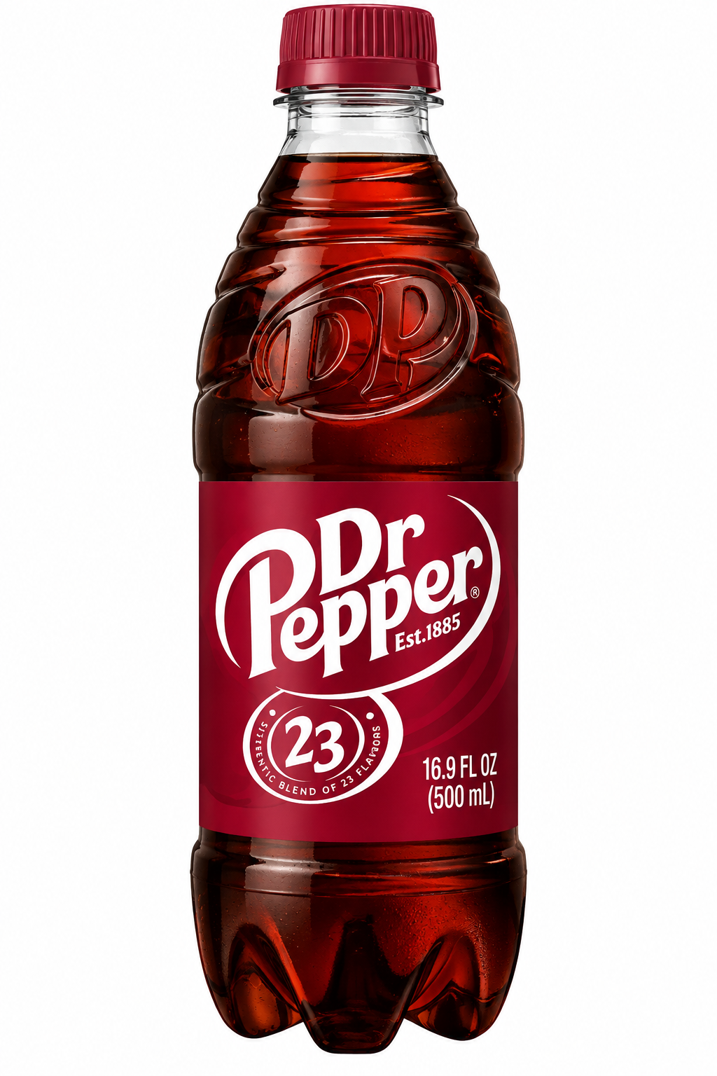 Dr Pepper Original Soda – 16.9 fl oz Bottle