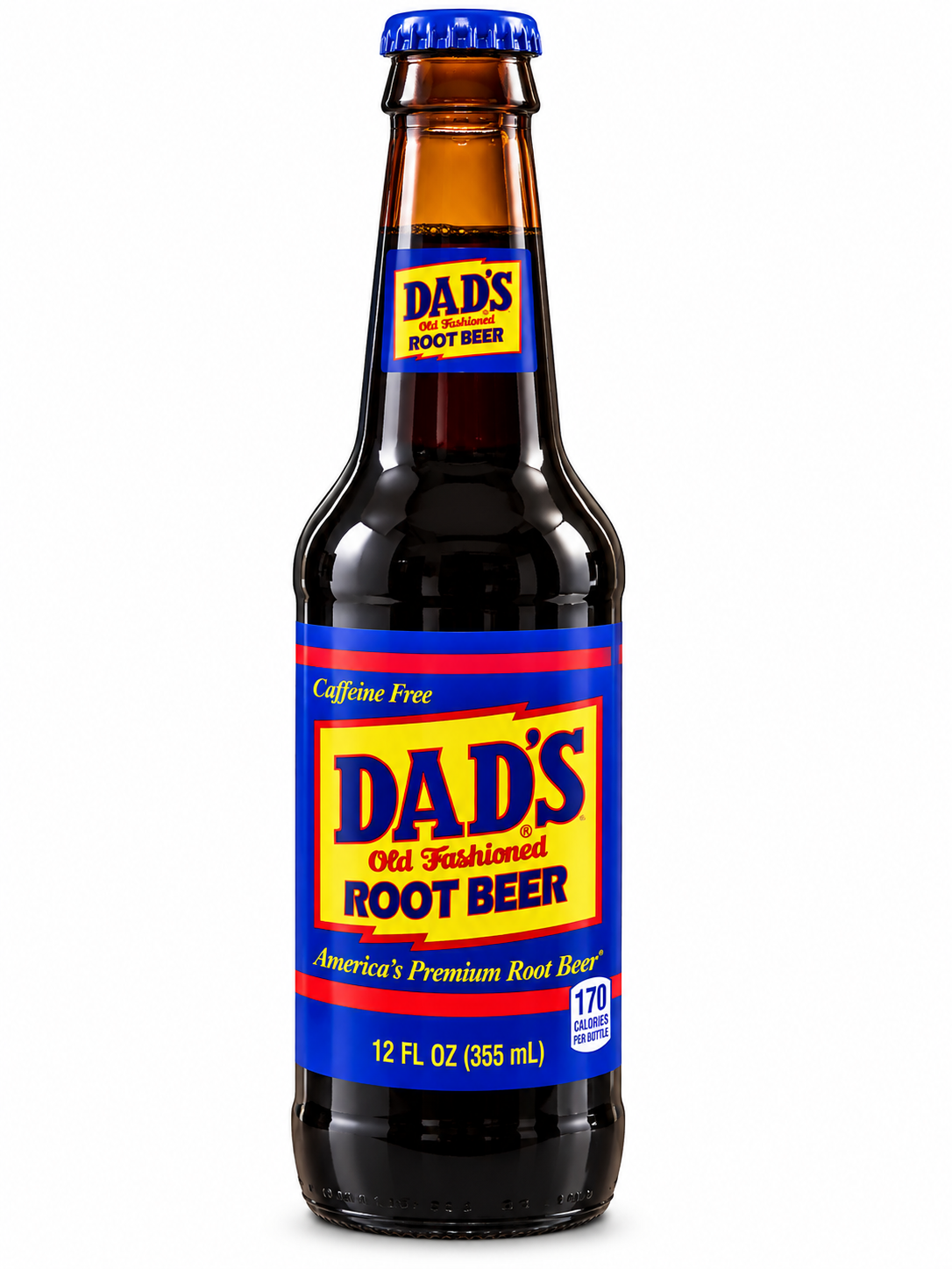 Dad’s Old Fashioned Root Beer – 12 fl oz Glass Bottle