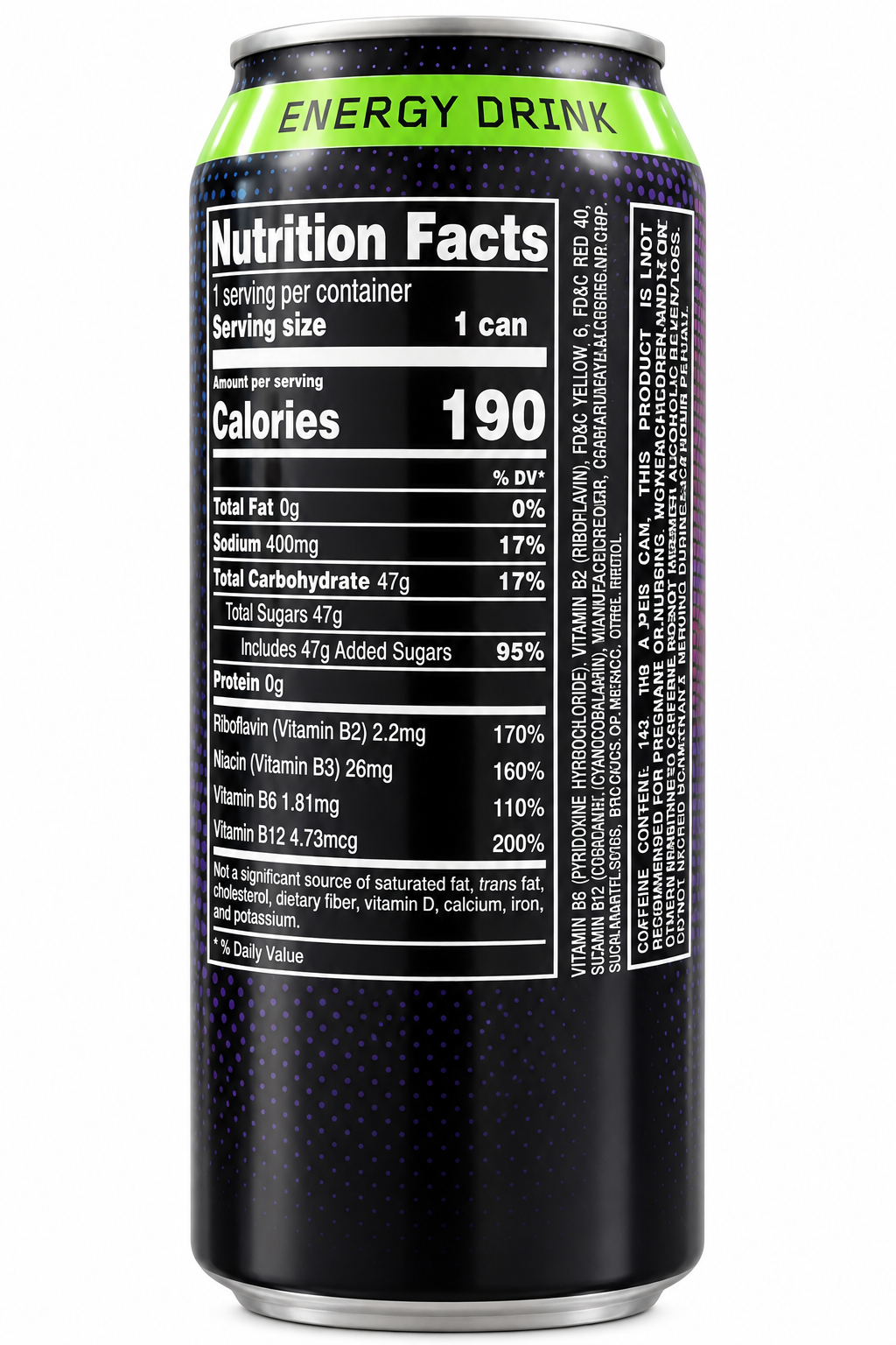 Volt Dark Energy Berries Flavored Energy Drink – 16 oz
