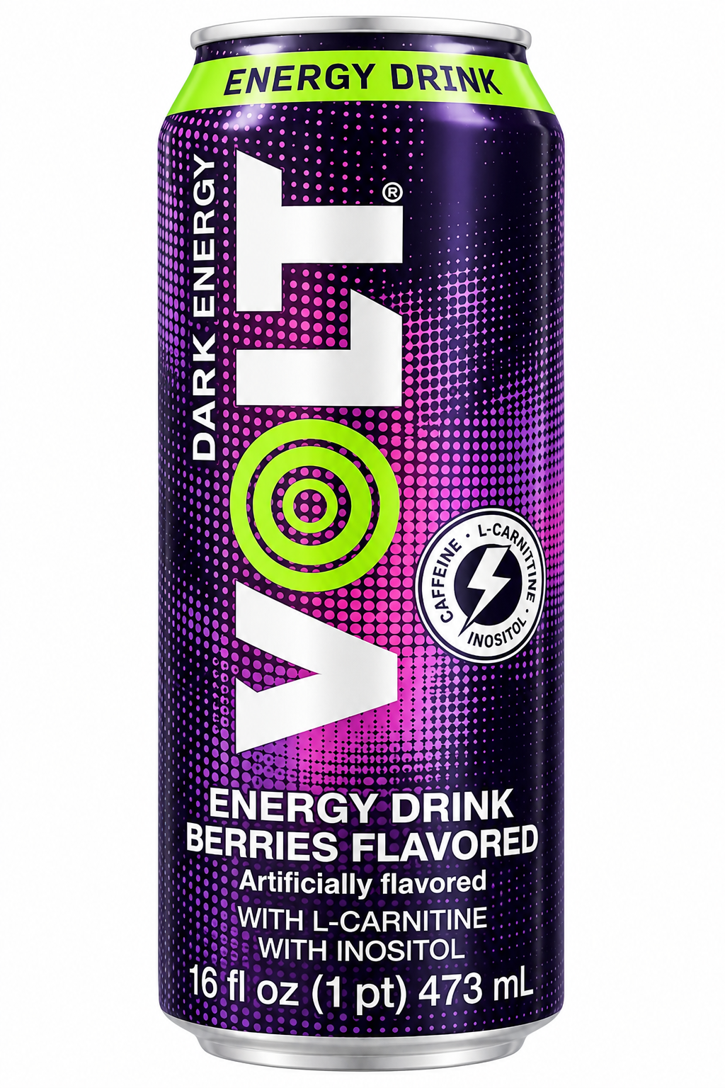 Volt Dark Energy Berries Flavored Energy Drink – 16 oz