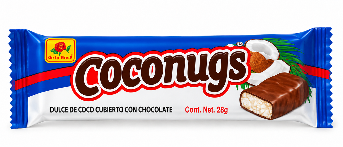 De La Rosa Coconugs Chocolate-Covered Coconut Candy – 29 g