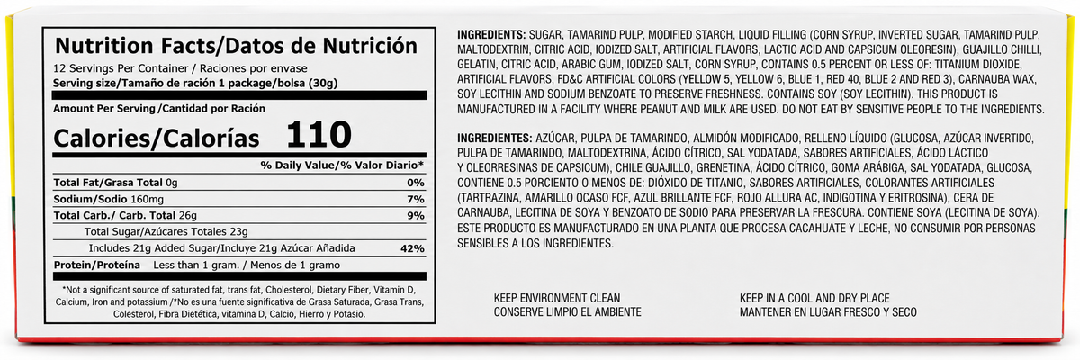 De La Rosa Pulparindots Tamarind Candy