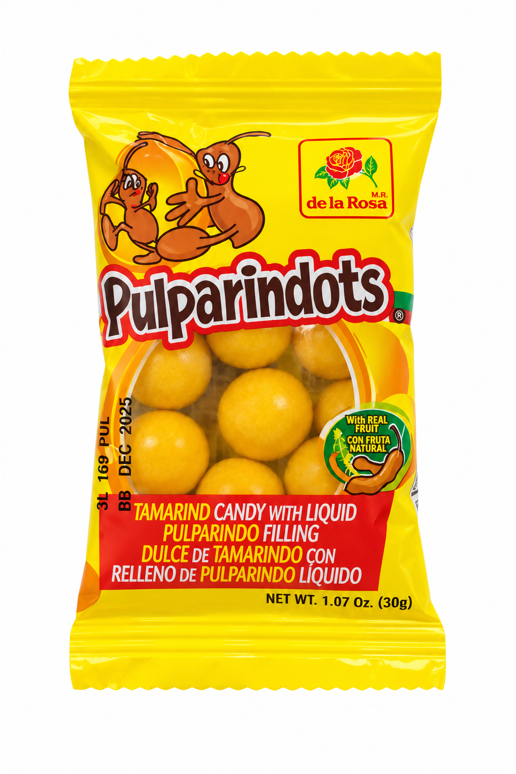 De La Rosa Pulparindots Tamarind Candy