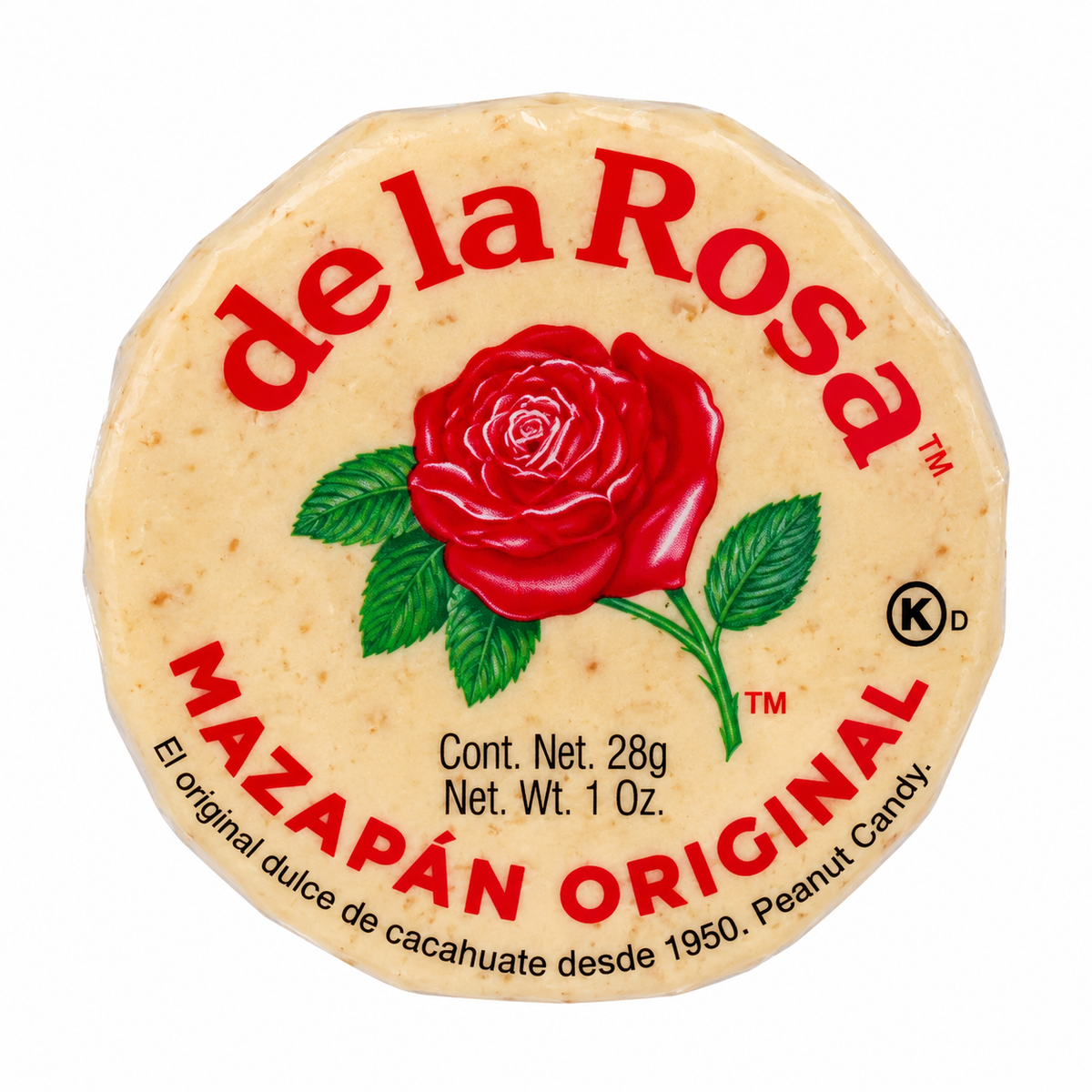 De La Rosa Mazapán Original Peanut Candy