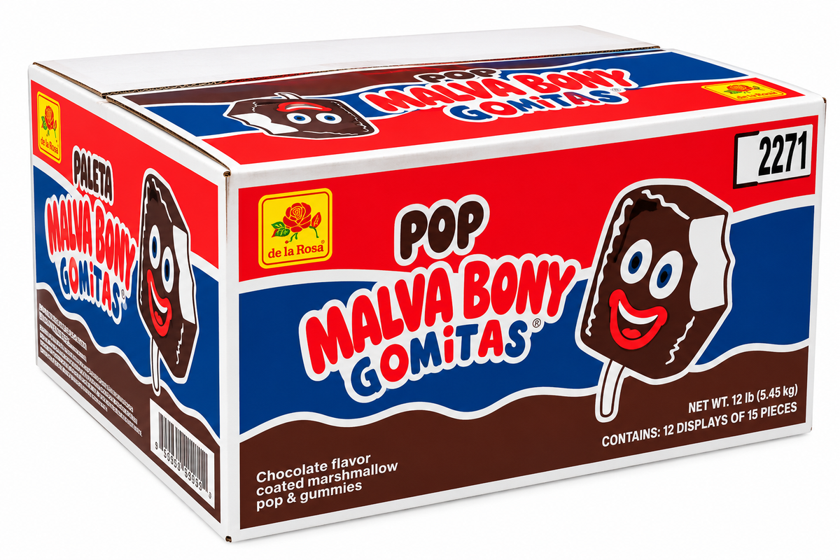 De La Rosa Malva Bonny Gomitas Marshmallow Pop – 1.58 oz