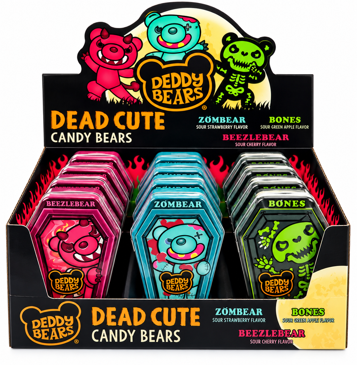 Deddy Bears Dead Cute Candy Tin – Assorted 1.2 oz