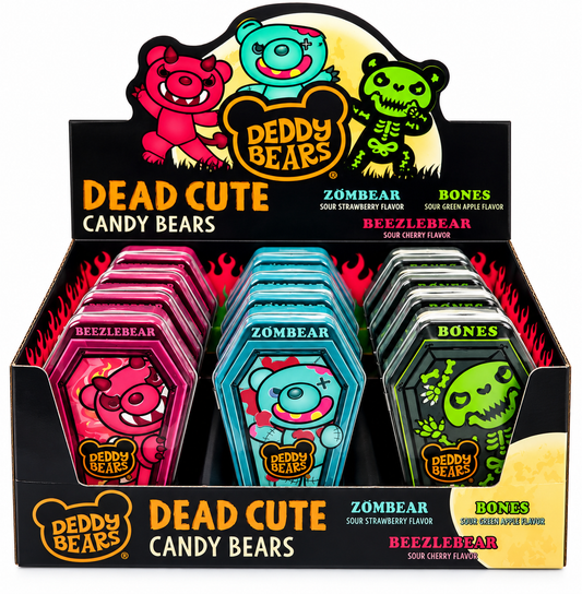 Deddy Bears Dead Cute Candy Tin – Assorted 1.2 oz
