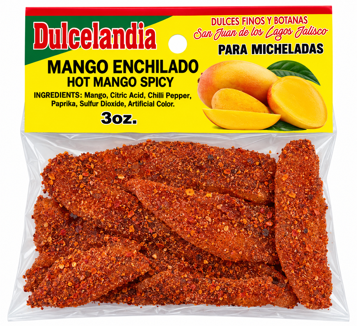 Dulcelandia Mexican Tamarind & Spicy Mango Candy – 3 oz