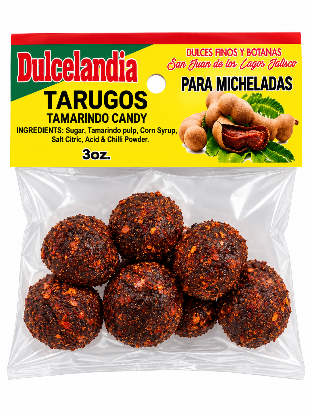 Dulcelandia Mexican Tamarind & Spicy Mango Candy – 3 oz
