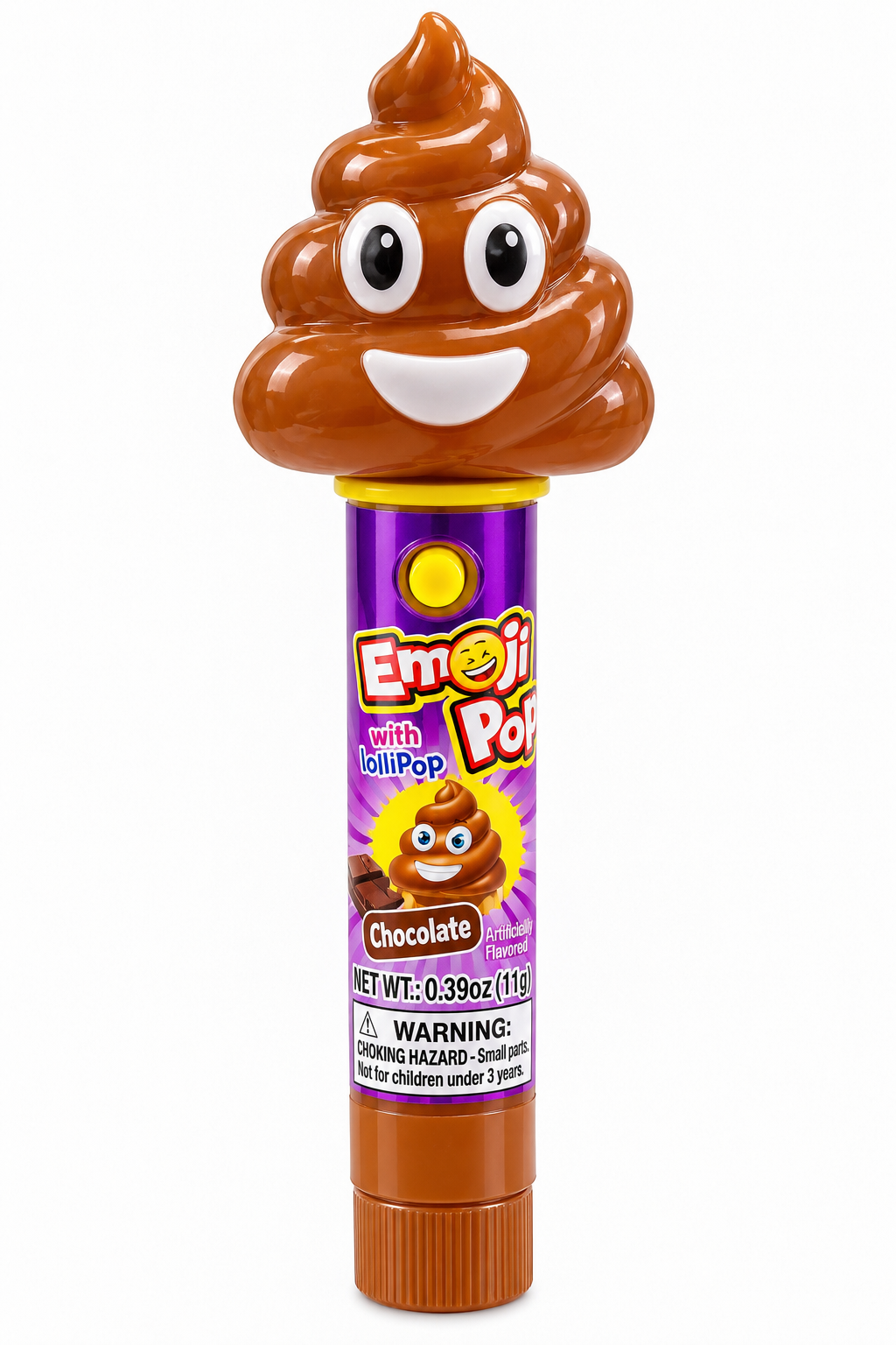 Kidsmania Emoji Pop Light-Up Lollipop -0.39oz