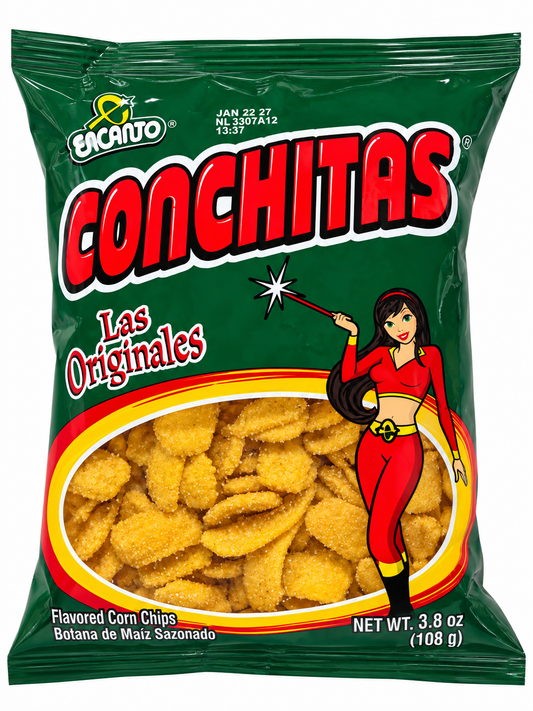 Encanto Conchitas Las Originales – Flavored Corn Chips, 3.8 oz (108 g)