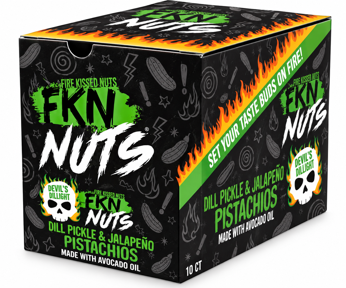 FKN Nuts Devil’s Dillight Dill Pickle & Jalapeño Pistachios