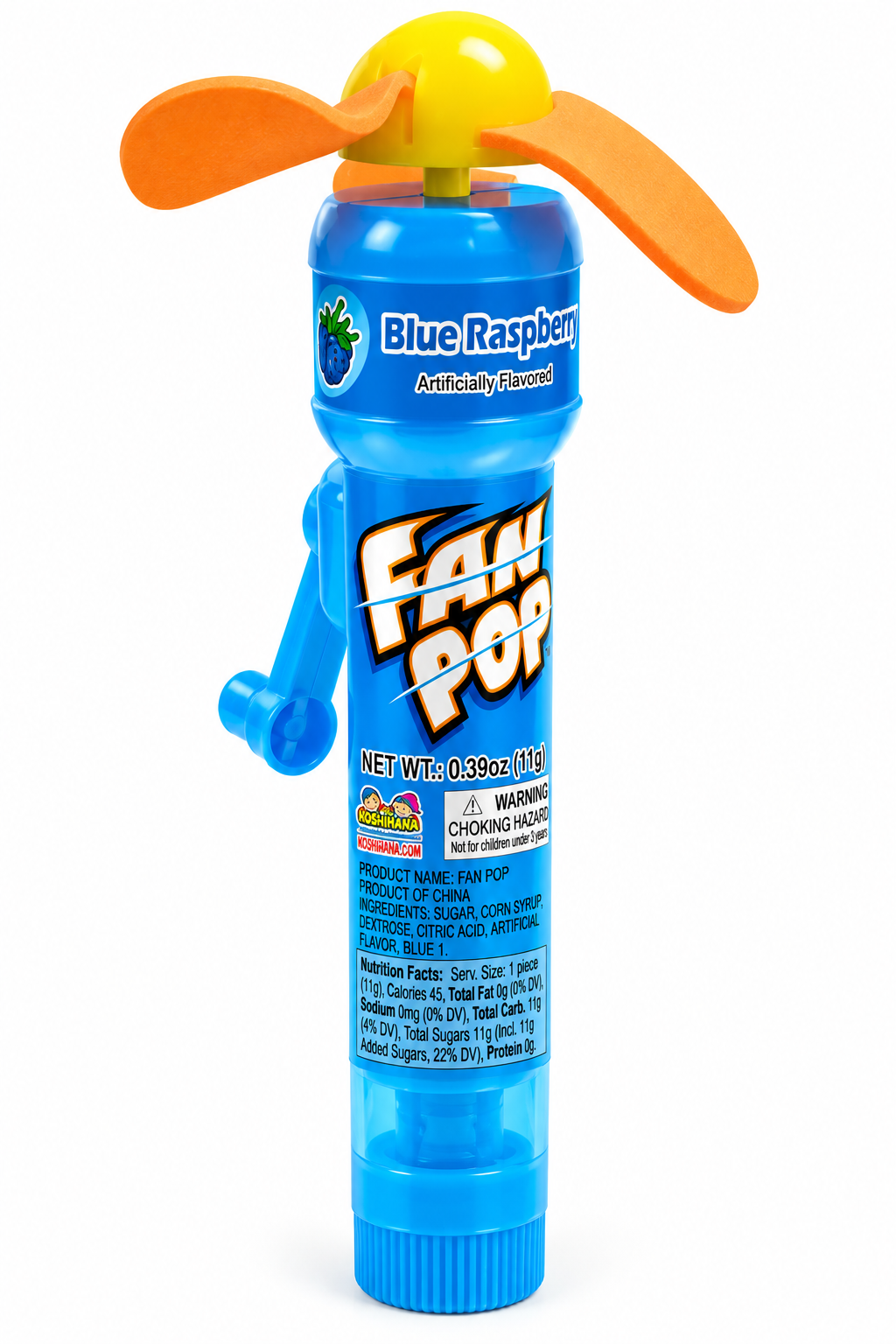 Kidsmania Fan Pop Lollipop Candy Toy - 0.39oz