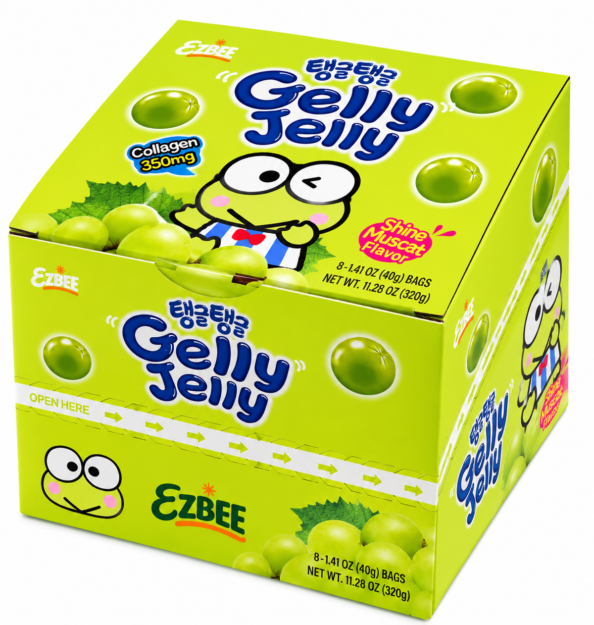 Keroppi Gelly Jelly Shine Muscat Gummies – 1.41 oz