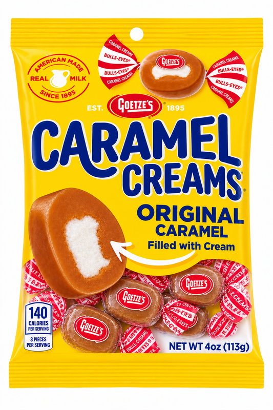 Goetze’s Caramel Creams Original – 4 oz