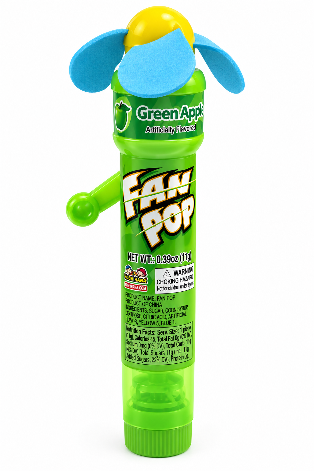 Kidsmania Fan Pop Lollipop Candy Toy - 0.39oz