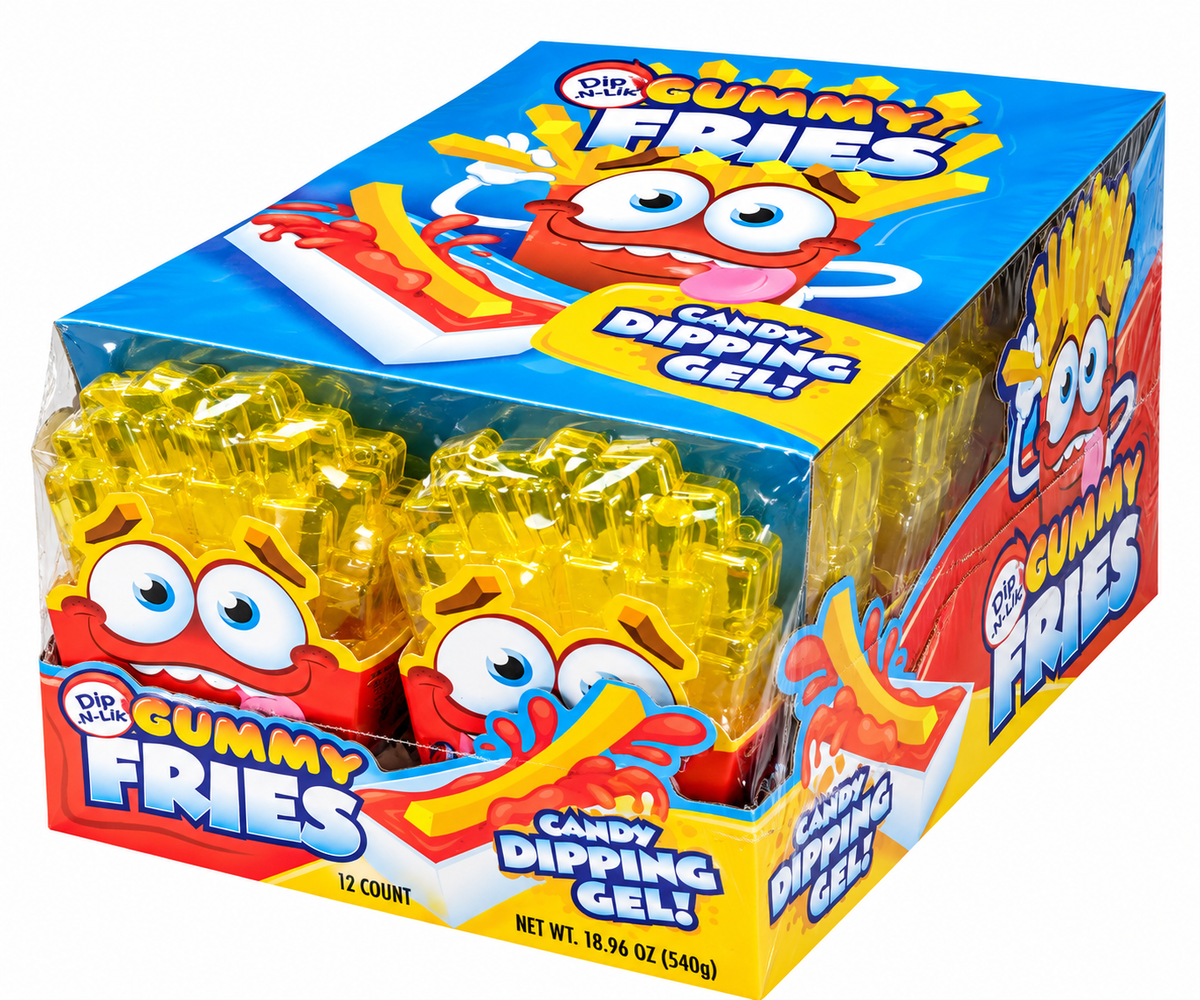 Gummy Fries Dip-N-Lik with Candy Dipping Gel – 1.57 oz